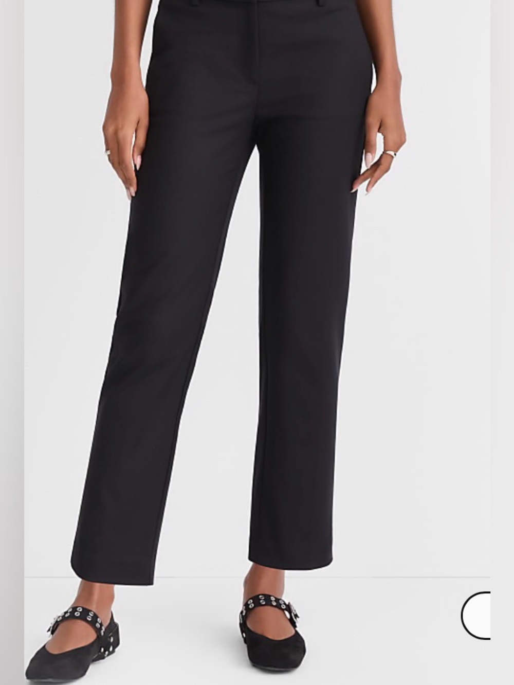LOFT Riviera Slim Pant in Black GUC!